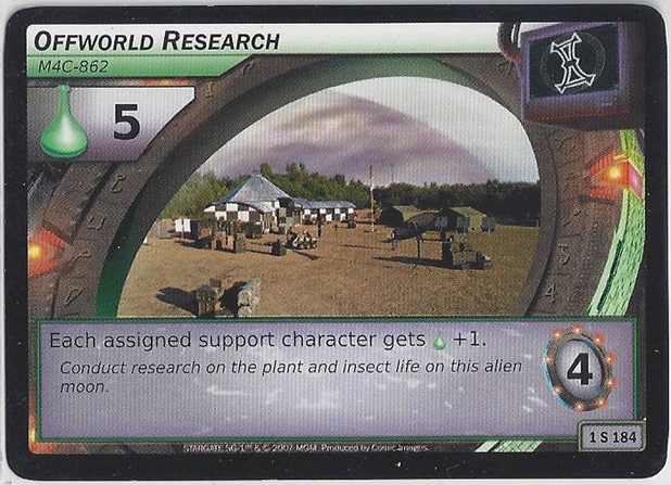 Offworld Research, M4C-862